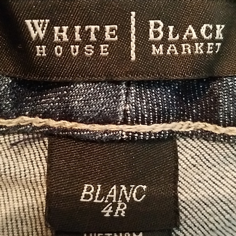 WHBM Distressed Bootcut Jeans - Picture 8 of 9